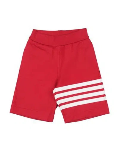 Thom Browne Babies'  Toddler Boy Shorts & Bermuda Shorts Red Size 6 Cotton