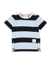 Thom Browne Toddler Boy T-shirt Sky Blue Size 6 Cotton In Blue