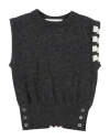 Thom Browne Toddler Sweater Grey Size 6 Cashmere In Black