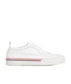 Thom Browne Tonal Brogue Sneakers In White