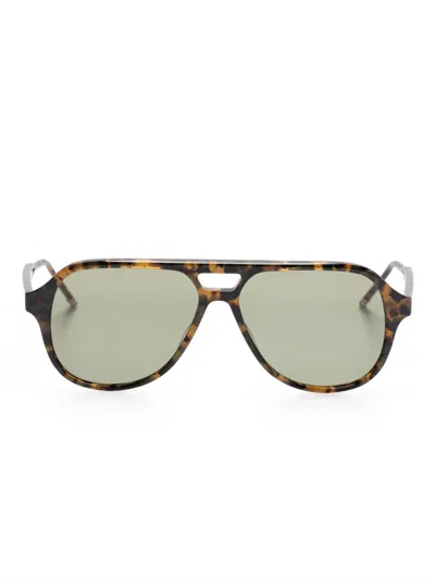 Thom Browne Sonnenbrille In Schildpattoptik In Multi