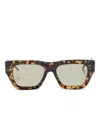 Thom Browne Tortoiseshell-effect Sunglasses In Brown