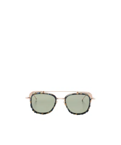 Thom Browne Tortoiseshell-effect Sunglasses In Nude