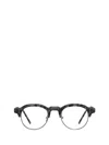 Thom Browne Tortoiseshell Oval-frame Glasses In Black