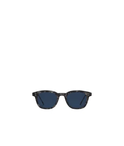 THOM BROWNE TORTOISESHELL RECTANGULAR-FRAME SUNGLASSES