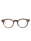Thom Browne Tortoiseshell Round-frame Glasses In Brown