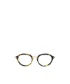 Thom Browne Tortoiseshell Round-frame Glasses In Black