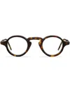 Thom Browne Tortoiseshell Round-frame Glasses In Brown
