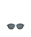 Thom Browne Tortoiseshell Round-frame Sunglasses In Gray