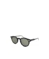 Thom Browne Tortoiseshell Round-frame Sunglasses In Gray