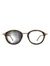 Thom Browne Tortoiseshell Round Sunglasses In Brown