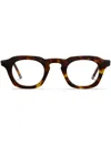 Thom Browne Tortoiseshell Square-frame Glasses In 褐色