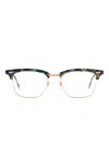 Thom Browne Tortoiseshell Square-frame Glasses In Multi
