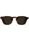 Thom Browne Tortoiseshell Square-frame Sunglasses In Brown