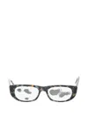 Thom Browne Tortoiseshell-effect Rectangle-frame Glasses In Multi