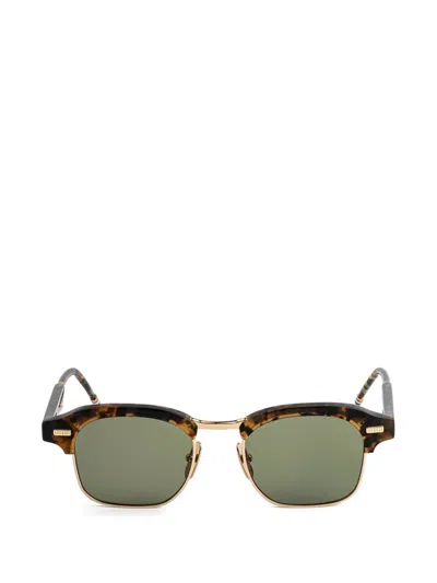 Thom Browne Tortoiseshell-pattern Sunglasses In Purple
