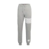 Thom Browne Men 4bar Stripe Print Jogging Pants In Gray
