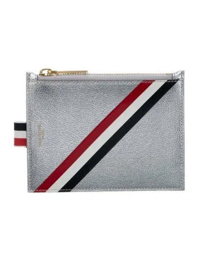 Pre-owned Thom Browne Travel Accessories In Silver