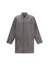 Thom Browne Memory Tech Packable Smock In Neutral