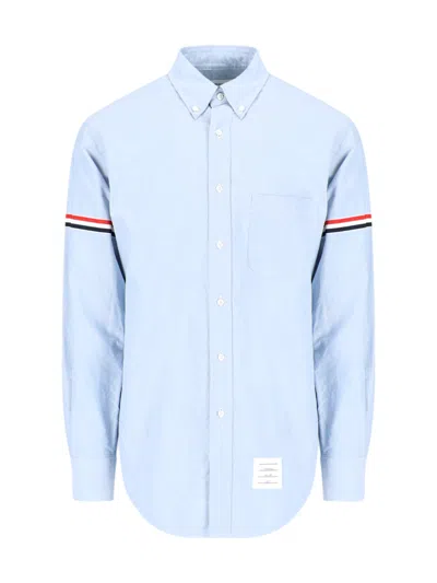 THOM BROWNE TRICOLOR DETAIL SHIRT