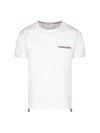 Thom Browne Rwb Pocket T-shirt In White