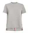 Thom Browne Tricolour T-shirt In Grey