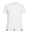Thom Browne Crew-neck Cotton Pique T-shirt In White