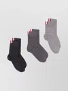 Thom Browne Three-pack Ankle-length Socks