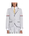Thom Browne Trompe L'oeil Striped Blazer In White