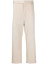 Thom Browne Typewriter Cloth Chino Pants In Brown