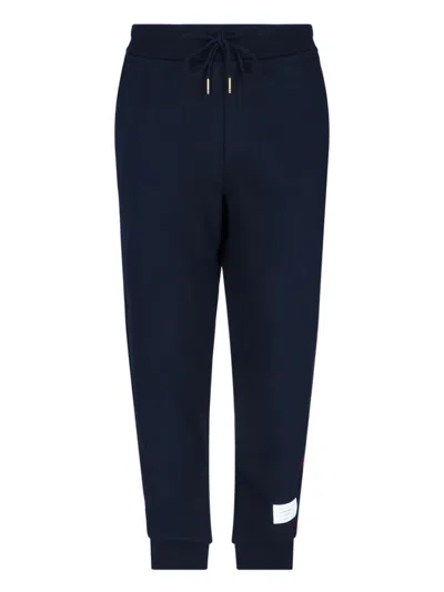 Thom Browne Trousers In Blue