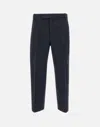 Thom Browne Utility Garment Dyed Chino Pants In Blue