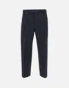 Thom Browne Utility Garment Dyed Chino Pants In Blue