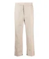 Thom Browne Typewriter Cloth Chino Pants In Beige