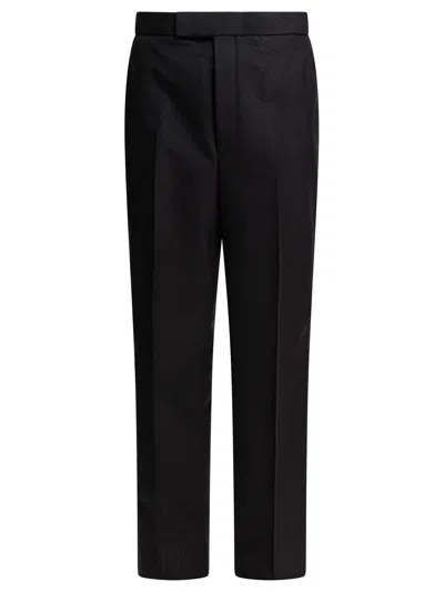 THOM BROWNE TROUSERS BLACK