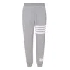 Thom Browne Trousers Blacks And Greys In Gray