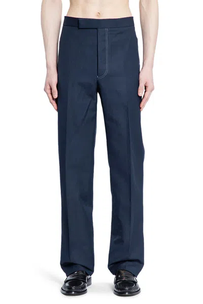 Thom Browne Trousers In Blue