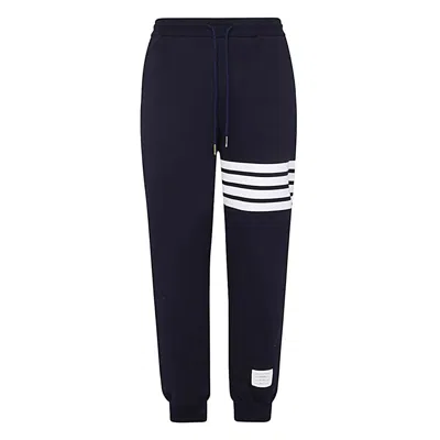 THOM BROWNE TROUSERS BLUE AND GREEN