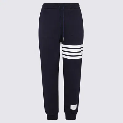 THOM BROWNE TROUSERS BLUE AND GREEN