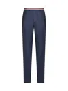 Thom Browne Trousers In Deep Blue