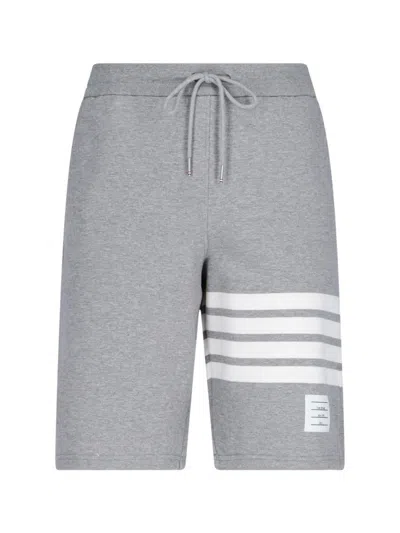 Thom Browne Trousers In Gray