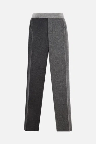 Thom Browne Trousers In Grey