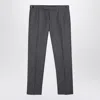 Thom Browne Grey Wool Trousers In Grey