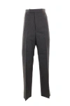 Thom Browne Mid-rise Slim-fit Tailored Trousers In Grey