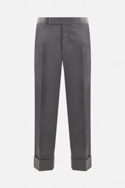 Thom Browne Trousers In Grey
