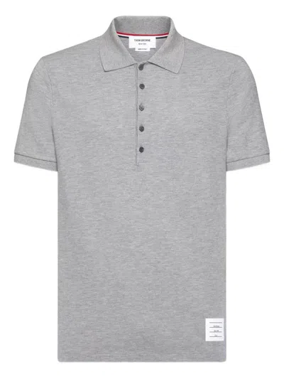 Thom Browne T-shirts And Polos Light Grey In Gray