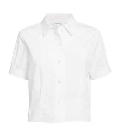 THOM BROWNE TUCKED BLOUSE