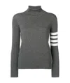 Thom Browne Turtleneck Sweater In Black
