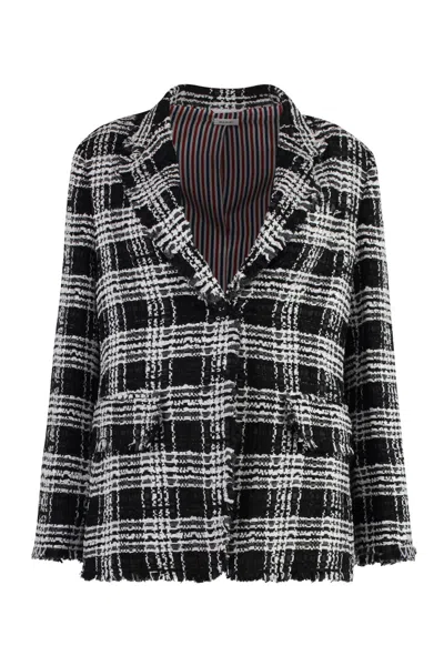 THOM BROWNE TWEED BLAZER