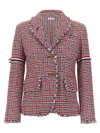 Thom Browne Check-pattern Tweed Jacket